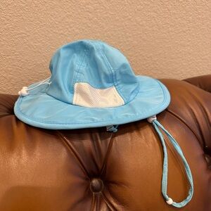 Kids Blue Swim Coverup Hat